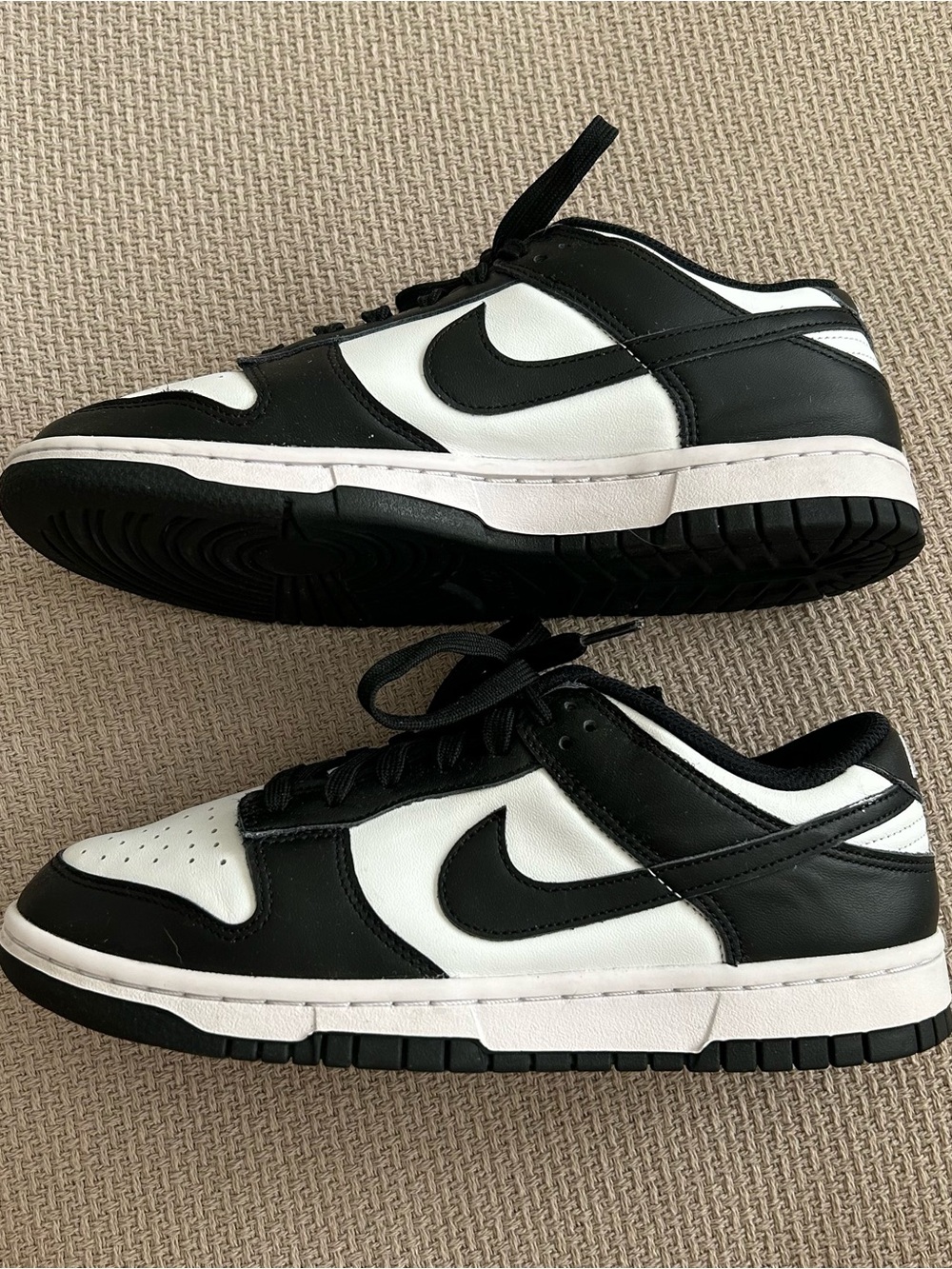 Nike Black and White Low-Top Sneakers